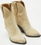 Isabel Marant Pre-owned Suede boots Gray Dames - Thumbnail 4