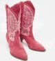 Isabel Marant Pre-owned Suede boots Pink Dames - Thumbnail 4