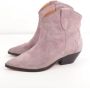 Isabel Marant Pre-owned Suede boots Purple Dames - Thumbnail 3