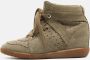Isabel Marant Pre-owned Suede sneakers Gray Dames - Thumbnail 2
