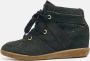 Isabel Marant Pre-owned Suede sneakers Green Dames - Thumbnail 2