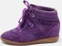 Isabel Marant Pre-owned Suede sneakers Purple Dames - Thumbnail 2