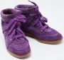 Isabel Marant Pre-owned Suede sneakers Purple Dames - Thumbnail 4
