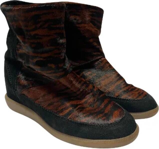 Isabel Marant Pre-owned Velvet boots Multicolor Dames