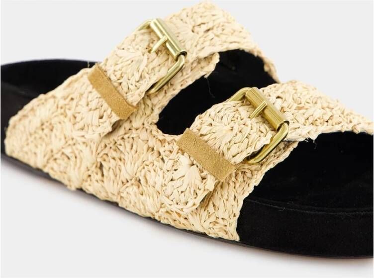Isabel Marant Raffia Gesp Sandalen