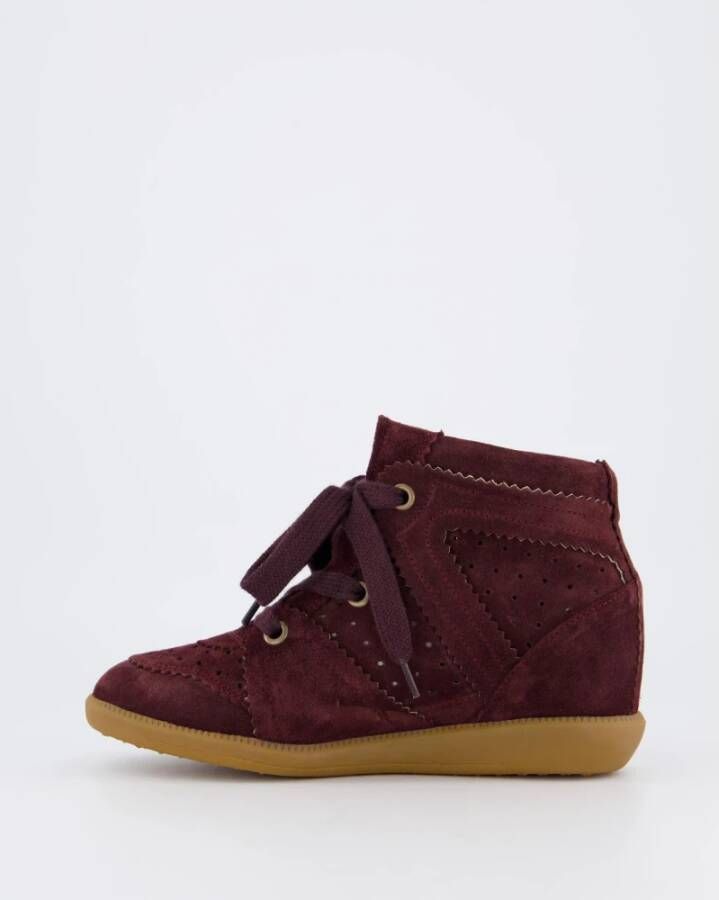 Isabel Marant Rode Bobby Sneaker voor vrouwen