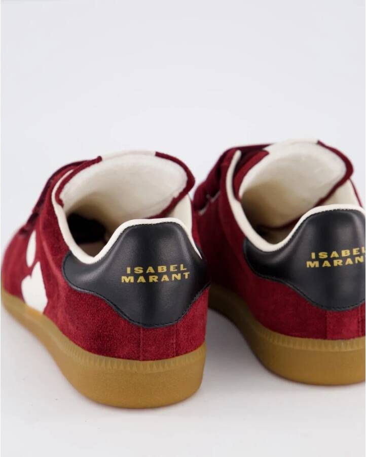 Isabel Marant Rode Suede Sneaker voor Dames