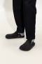 Isabel Marant Zwarte Leren Slof met Zijdetail - Thumbnail 3