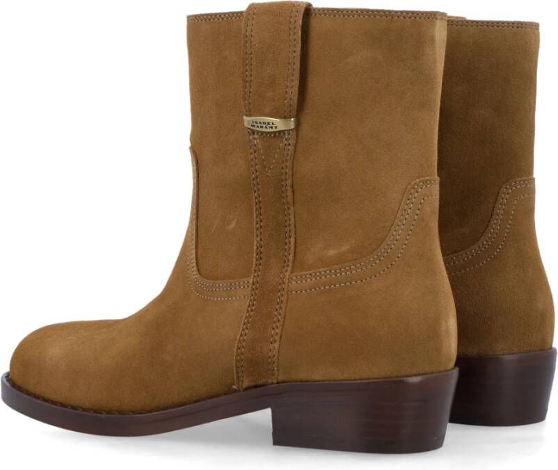 Isabel Marant Sepia Gesloten Neuslaarzen