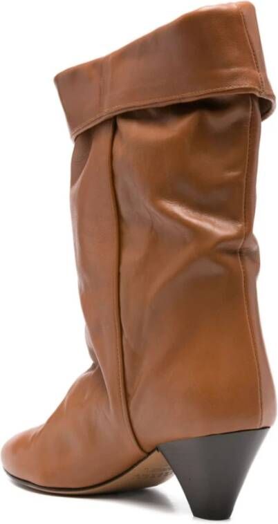 Isabel Marant Stijlvolle Beige Enkellaarzen