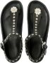 Isabel marant Studded Leather Flat Sandals Zwart Zilver Black Dames - Thumbnail 3