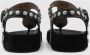 Isabel marant Studded Sandalen Enore Zwart Zilver Black Dames - Thumbnail 10