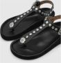 Isabel marant Studded Sandalen Enore Zwart Zilver Black Dames - Thumbnail 12