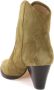 Isabel Marant Étoile Cowboy Boots-Style Zwarte Geborduurde Enkellaarsjes Beige Dames - Thumbnail 8