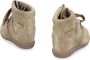 Isabel Marant Suede wedge sneakers met ronde neus - Thumbnail 2
