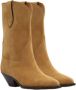 Isabel marant Taupe Suède Boho Chic Enkellaarzen Brown Dames - Thumbnail 11