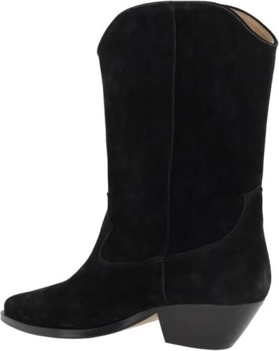 Isabel marant Texaanse Stijl Leren Enkellaarzen Black Dames