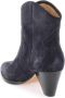 Isabel marant Texaanse Stijl Suède Enkellaarzen Blue Dames - Thumbnail 10