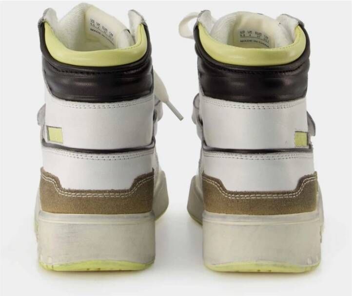 Isabel marant Vintage High-Top Sneakers Wit Leer White Dames