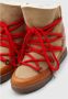 Isabel marant Kameel Winterlaarzen met Ronde Neus en Veters Brown Dames - Thumbnail 6