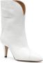 Isabel marant Witte Leren Hoge Hakken Laarzen White Dames - Thumbnail 8