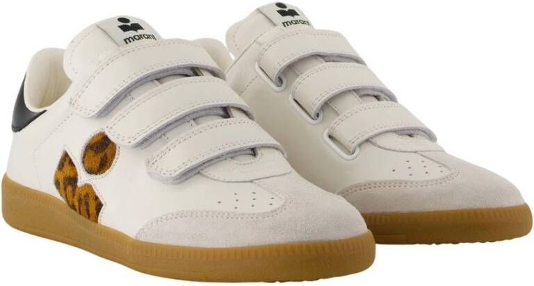 Isabel Marant Witte Leren Sneakers Beth Gb