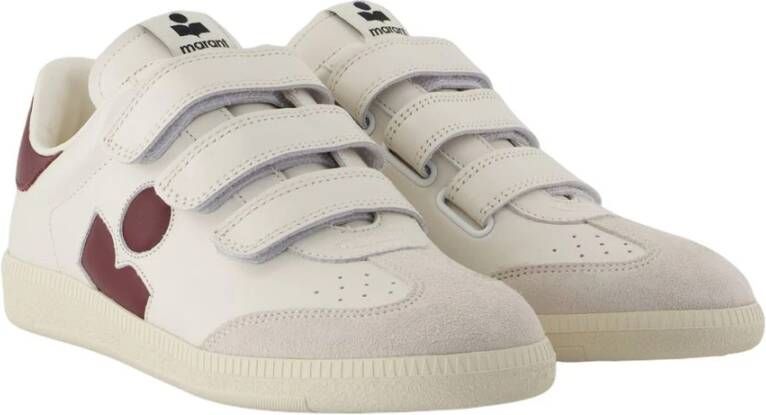 Isabel Marant Witte Leren Sneakers Beth Gb