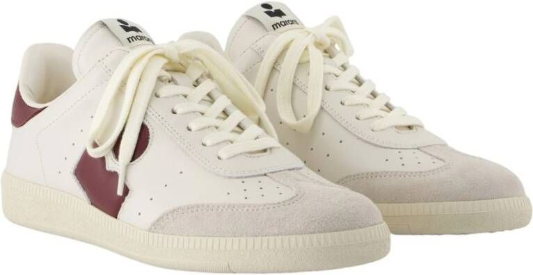 Isabel Marant Witte Leren Sneakers Bryce Gb