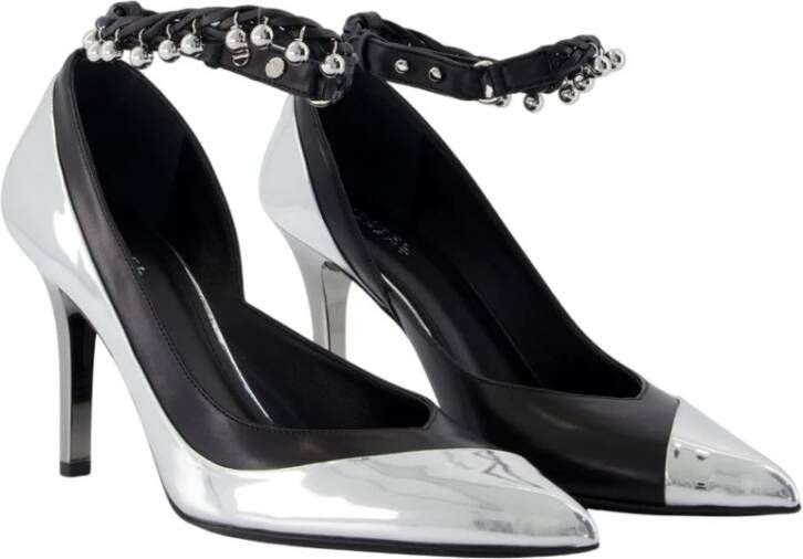 Isabel Marant Zilveren Nylon Pumps Slip-On Puntige Neus