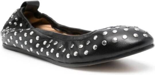 Isabel marant Zwarte Ballerina Platte Schoenen Black Dames