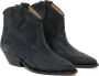 Isabel marant Zwarte Enkellaarsjes met Cubaanse Hak Black Dames - Thumbnail 3
