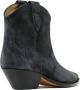 Isabel marant Zwarte Enkellaarsjes met Cubaanse Hak Black Dames - Thumbnail 4