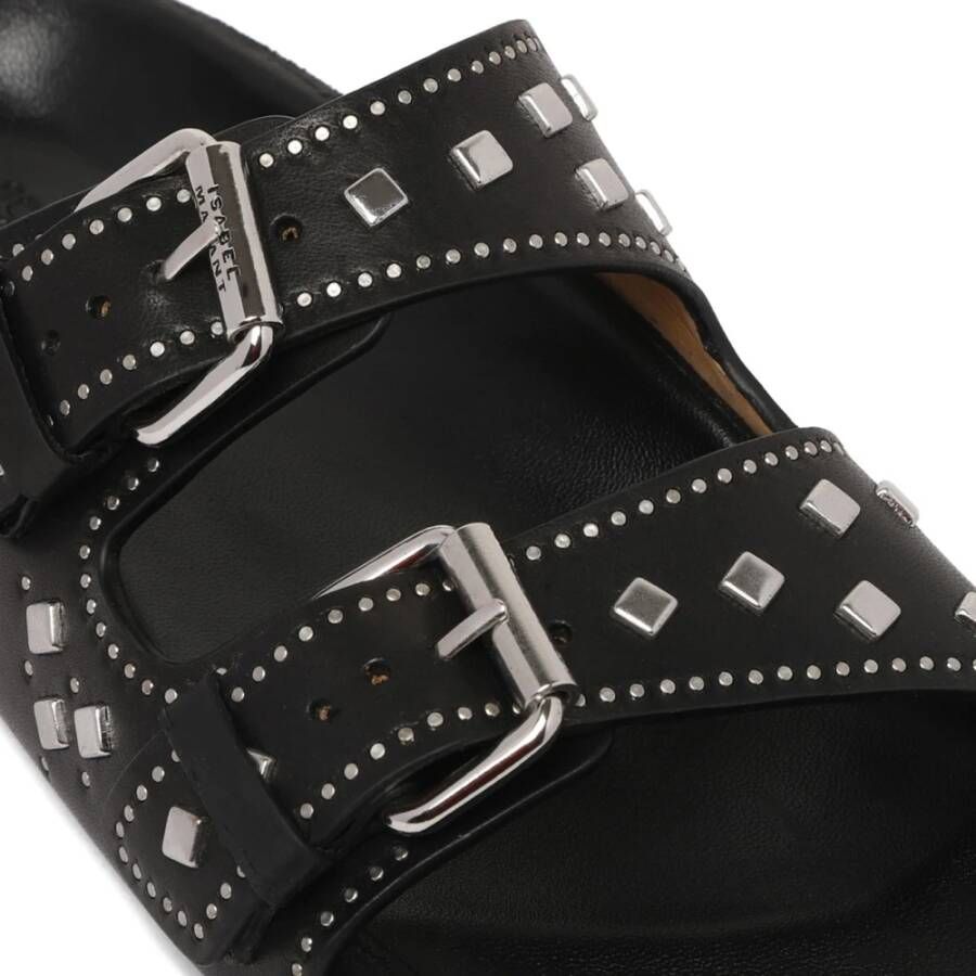 Isabel Marant Zwarte Lennyo Sandalen met Stud Detailing