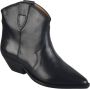 Isabel marant Zwarte Leren Enkellaarsjes met Puntige Neus Black Dames - Thumbnail 5