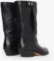 Isabel marant Zwarte Leren Enkellaarzen Black Dames - Thumbnail 14