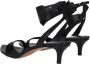 Isabel Marant Zwarte Leren Middelhak Sandalen - Thumbnail 2