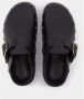 Isabel Marant Zwarte Leren Platte Schoenen met Dikke Zolen - Thumbnail 2