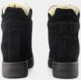 Isabel marant Zwarte Leren Sneakers met Velcro Straps Black Dames - Thumbnail 17