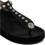 Isabel marant Studded Sandalen Enore Zwart Zilver Black Dames - Thumbnail 3