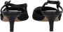 Isabel Marant Zwarte Stoffen Gesp Sandalen - Thumbnail 2