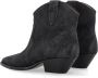 Isabel marant Zwarte enkellaarsjes met Cubaanse hak Black Dames - Thumbnail 3