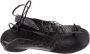 Ixos Flat Sandals Zwart Dames - Thumbnail 4