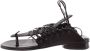 Ixos Flat Sandals Zwart Dames - Thumbnail 6