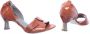 Ixos High Heel Sandals Oranje Dames - Thumbnail 4