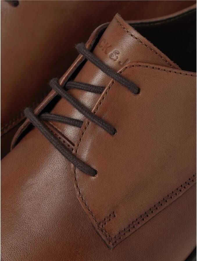 jack & jones Stijlvolle Heren Veterschoenen Brown Heren