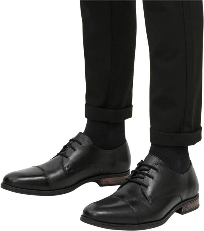 jack & jones Stijlvolle Heren Veterschoenen Gray Heren
