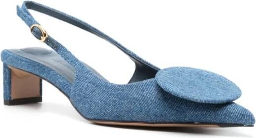 Jacquemus Blauwe Denim Hakken voor Vrouwen