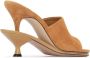 Jacquemus Bruine Krokodil-geëmbosseerde Leren Sandalen - Thumbnail 2