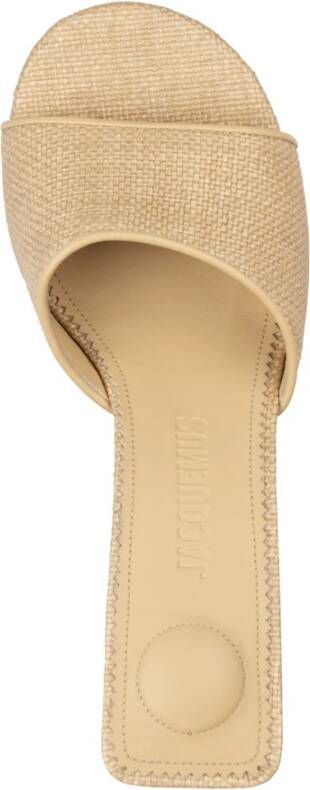 Jacquemus Bruine Leren Sandalen