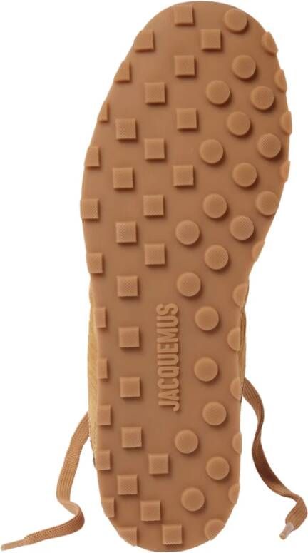 Jacquemus Bruine leren sneakers